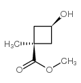 Cyclobutanecarboxylic acid, 3-hydroxy-1-methyl-, methyl ester, cis- (9CI)