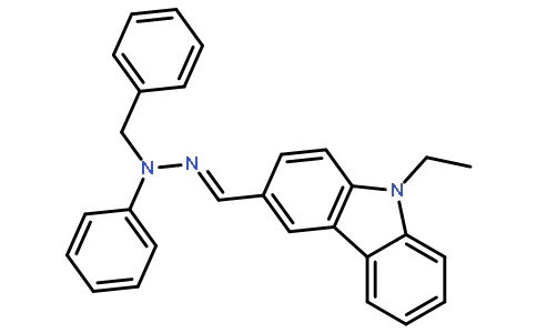 9-乙基咔唑-3-甲醛 N-苄基-N-苯腙