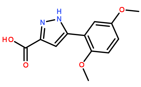 5-(2,5-二甲氧基苯基)-1H-吡唑-3-羧酸