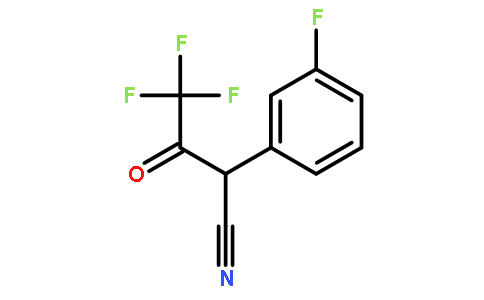 4,4,4-TRIFLUORO-2-(3-FLUORO-PHENYL)-3-OXO-BUTYRONITRILE