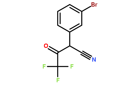 2-(3-BROMO-PHENYL)-4,4,4-TRIFLUORO-3-OXO-BUTYRONITRILE