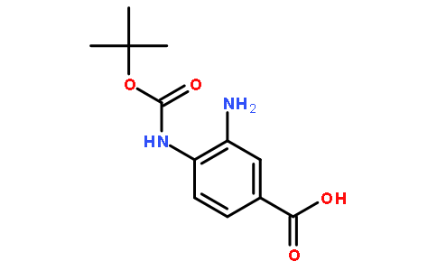 3-氨基-4-((叔丁氧基羰基)氨基)苯甲酸