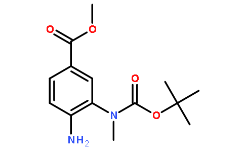 4-AMINO-3-(TERT-BUTOXYCARBONYL-METHYL-AMINO)-BENZOIC ACID METHYL ESTER