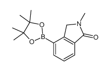 2-甲基-4-(4,4,5,5-四甲基-[1,3,2]二噁硼烷-2-基)-2,3-二氢-异吲哚-1-酮