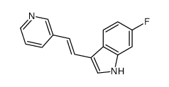 1H-吲哚,6-氟-3-[(1E)-2-(3-吡啶基)乙烯基]-