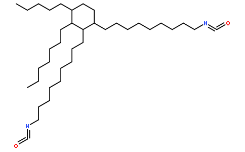 2-庚基-3,4-双(9-异氰酸根合壬基)-1-戊基环己烷