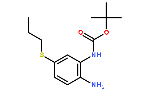 (2-AMINO-5-PROPYLSULFANYL-PHENYL)-CARBAMIC ACID TERT-BUTYL ESTER