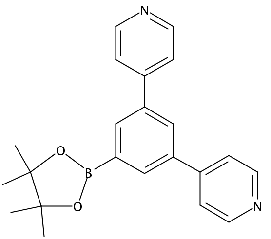 Pyridine,4,4'-[5-(4,4,5,5-tetramethyl-1,3,2-dioxaborolan-2-yl)-1,3-phenylene]bis-