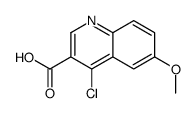 4-氯-6-甲氧基喹啉-3-羧酸