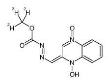 trideuteriomethyl N-[(E)-(1-hydroxy-4-oxidoquinoxalin-4-ium-2-ylidene)methyl]iminocarbamate