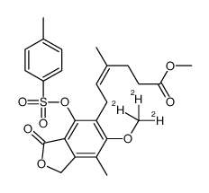 methyl (E)-4-methyl-6-[7-methyl-4-(4-methylphenyl)sulfonyloxy-3-oxo-6-(trideuteriomethoxy)-1H-2-benzofuran-5-yl]hex-4-enoate