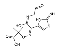 2-[(Z)-[1-(2-amino-1,3-thiazol-4-yl)-2-oxo-2-(2-oxoethylamino)ethylidene]amino]oxy-2-methylpropanoic acid