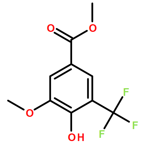 苯甲酸,4-羟基-3-甲氧基-5-(三氟甲基)-, 甲基酯