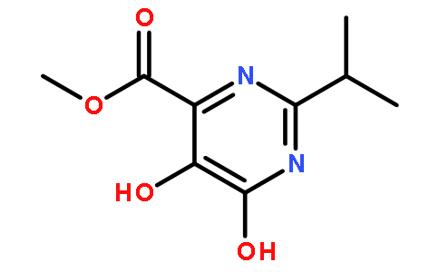 5,6-二羟基-2-异丙基-嘧啶-4-羧酸甲酯