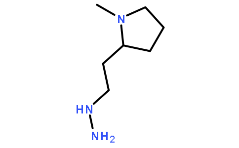 2-(2-肼基乙基)-1-甲基吡咯烷