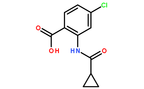 4-氯-2-[(环丙基羰基)氨基]苯甲酸