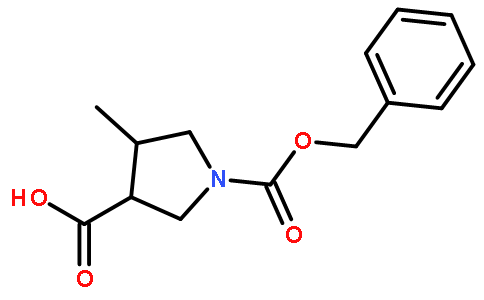 (3S,4R)-1-Cbz-4-甲基吡咯烷-3-甲酸