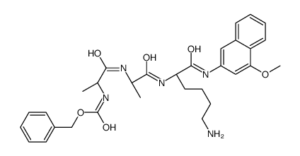 N-[(Benzyloxy)carbonyl]-L-alanylalanyl-N-(4-methoxy-2-naphthyl)-L -lysinamide