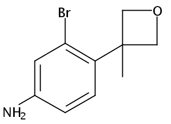 3-Bromo-4-(3-methyloxetan-3-yl)aniline