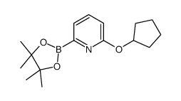 2-(环戊基氧基)-6-(4,4,5,5-四甲基-1,3,2-二噁硼烷-2-基)吡啶