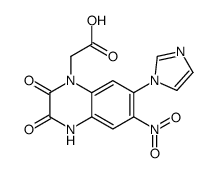 2-(7-imidazol-1-yl-6-nitro-2,3-dioxo-4H-quinoxalin-1-yl)acetic acid