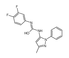 1-(3,4-Difluorophenyl)-3-(3-methyl-1-phenyl-1H-pyrazol-5-yl)ure