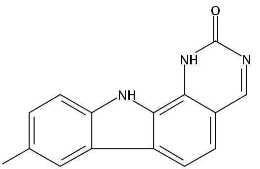 2H-​Pyrimido[4,​5-​a]​carbazol-​2-​one, 1,​11-​dihydro-​8-​methyl-