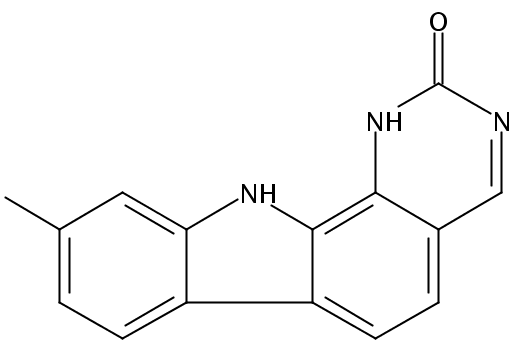 2H-​Pyrimido[4,​5-​a]​carbazol-​2-​one, 1,​11-​dihydro-​9-​methyl-