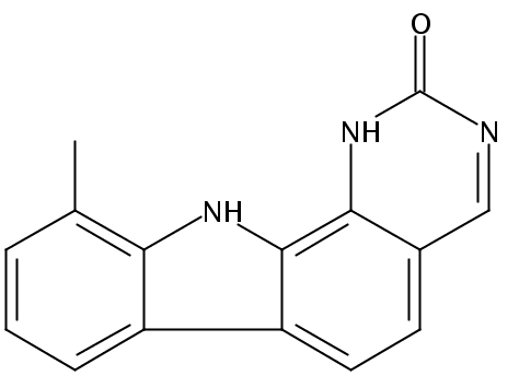 2H-​Pyrimido[4,​5-​a]​carbazol-​2-​one, 1,​11-​dihydro-​10-​methyl-