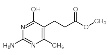 3-(2-氨基-4-羟基-6-甲基-5-嘧啶基)丙酸甲酯