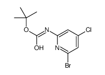 tert-butyl N-(6-bromo-4-chloropyridin-2-yl)carbamate