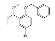 4-bromo-2-(dimethoxymethyl)-1-phenylmethoxybenzene