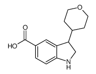 3-(Tetrahydro-2H-Pyran-4-Yl)Indoline-5-Carboxylic Acid