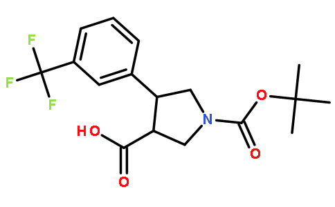 Boc-反式-4-(3-三氟甲基苯基)吡咯烷-3-羧酸