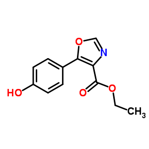 5-(4-羟基-苯基)-恶唑-4-甲酸乙酯