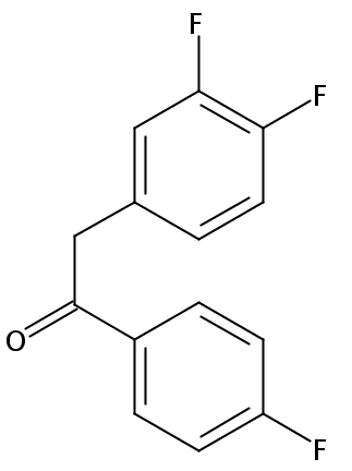 2-(3,4-Difluorophenyl)-1-(4-fluorophenyl)ethanone