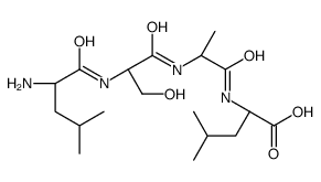 (2S)-2-[[(2S)-2-[[(2S)-2-[[(2S)-2-amino-4-methylpentanoyl]amino]-3-hydroxypropanoyl]amino]propanoyl]amino]-4-methylpentanoic acid