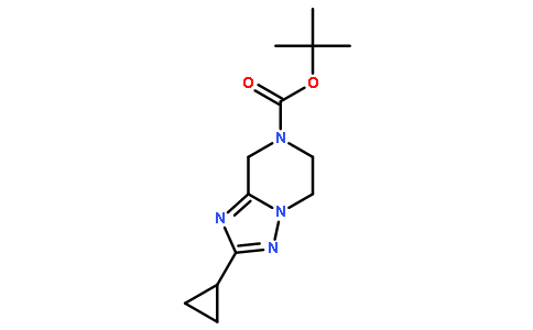 2-环丙基-5,6-二氢-[1,2,4]噻唑并[1,5-a]吡嗪-7(8h)-羧酸叔丁酯