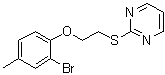 2-[[2-(2-溴-4-甲基苯氧基)乙基]硫基]嘧啶