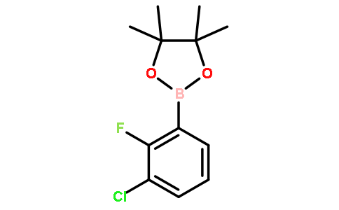 2-(3-氯-2-氟苯基)-4,4,5,5-四甲基-1,3,2-二噁硼烷