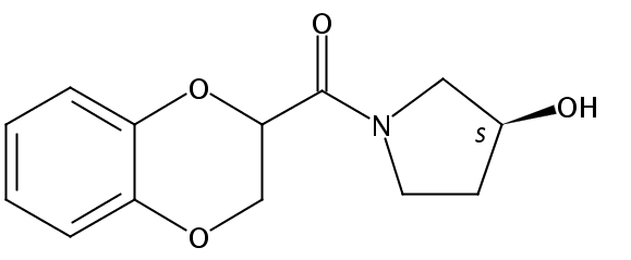 (2,3-Dihydrobenzo[b][1,4]dioxin-2-yl)((S)-3-hydroxypyrrolidin-1-yl)methanone