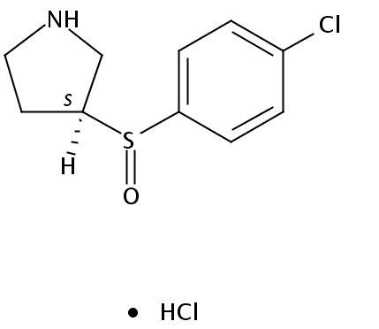 (3S)-3-((4-Chlorophenyl)sulfinyl)pyrrolidine hydrochloride