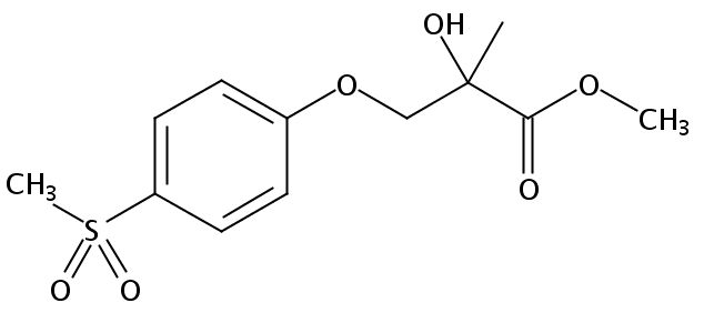 methyl2-methyl-3-(4-methylsulfonylphenoxy)-2-oxidanyl-propanoate