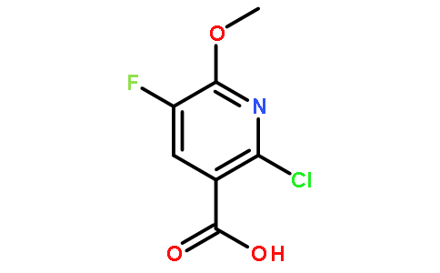 2-氯-5-氟-6-甲氧基烟酸