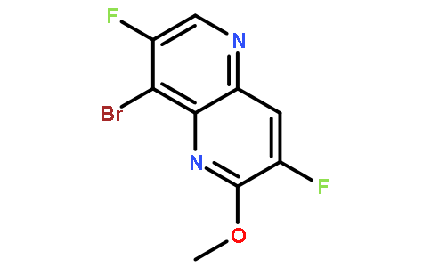 8-溴-3,7-二氟-2-甲氧基-1,5-萘啶