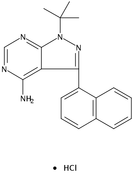 1-(叔丁基)-3-(萘-1-基)-1H-吡唑并[3,4-d]嘧啶-4-胺