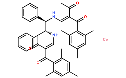 N,N'-双[2-均三甲基苯酰)-3-氧代丁烯基]-(1R,2R)-1,2-二苯基乙二胺合钴(II)