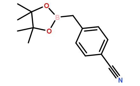 4-((4,4,5,5-四甲基-1,3,2-二噁硼烷-2-基)甲基)苯甲腈