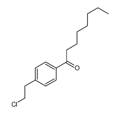 1-[4-(2-chloroethyl)phenyl]octan-1-one