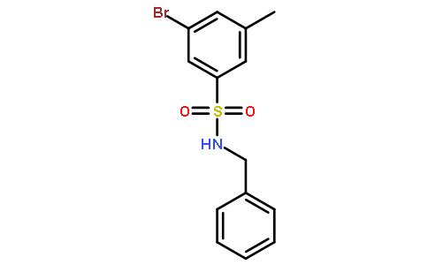 N-苄基-3-溴-5-甲基苯磺酰胺